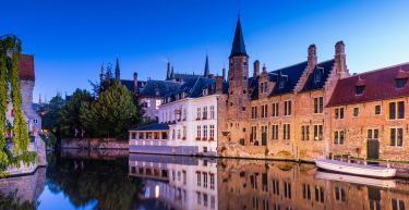 Les canaux de Bruges, la Venise du Nord.