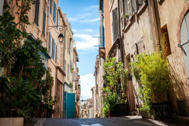 Le quartier du Panier &agrave; Marseille